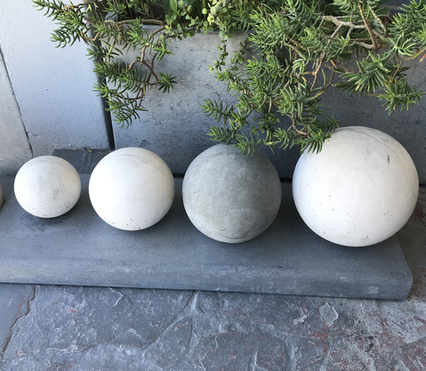 Abalone Concrete Ball - HenFeathers