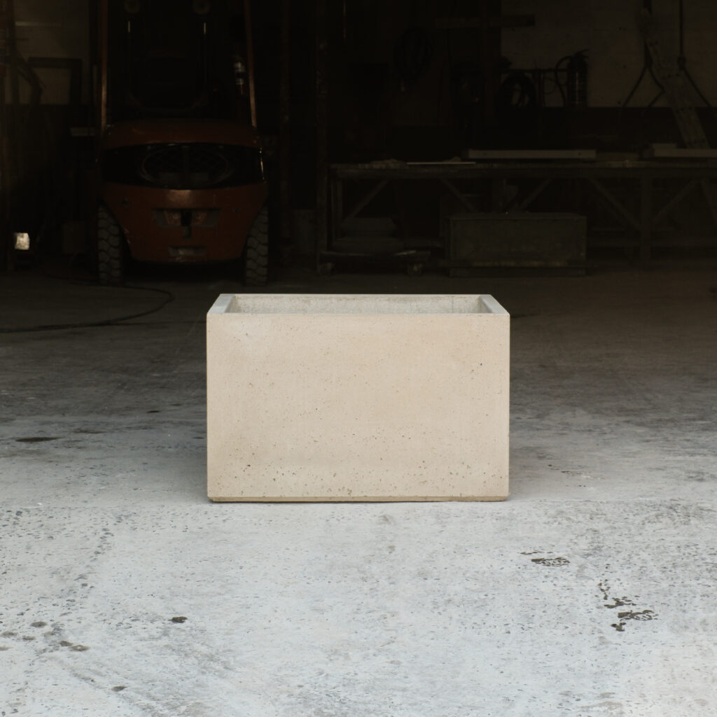 Stonecast concrete Quad Planter pot