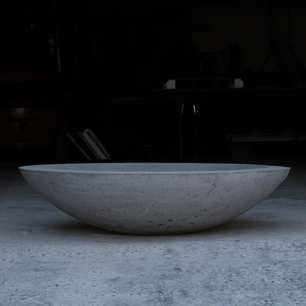 Side view of Stonecast Nightingale bowl