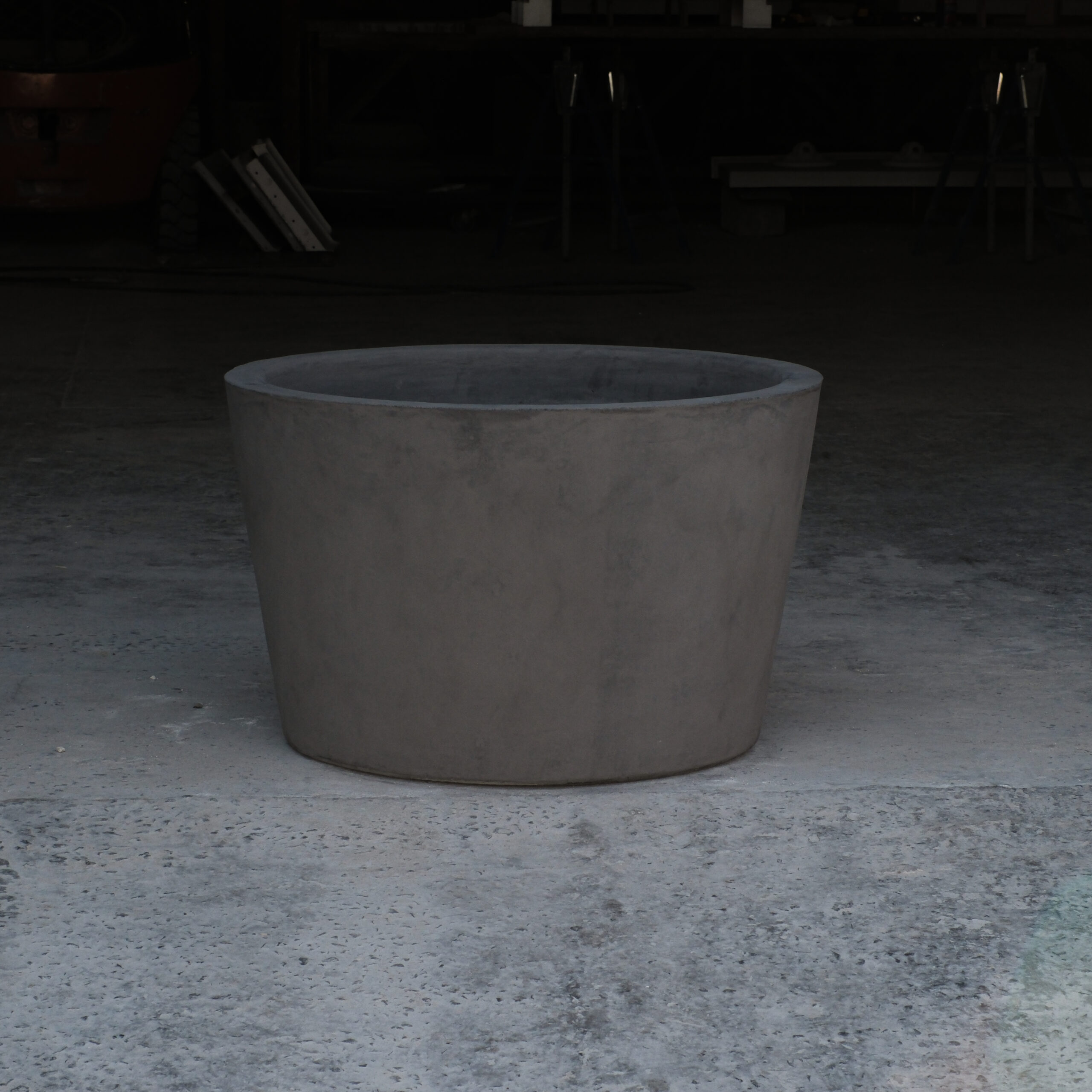 Wine Zen Pot 1 Stonecast Wine Zen Planter in Smooth Slate colour