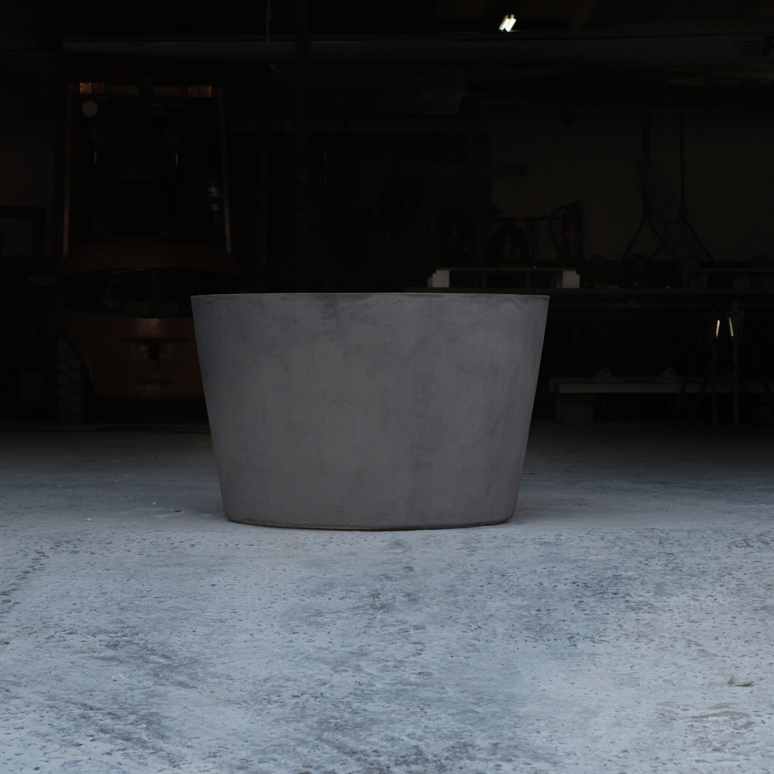 Wine Zen Pot 2 Stonecast Wine Zen Planter in Smooth Slate colour