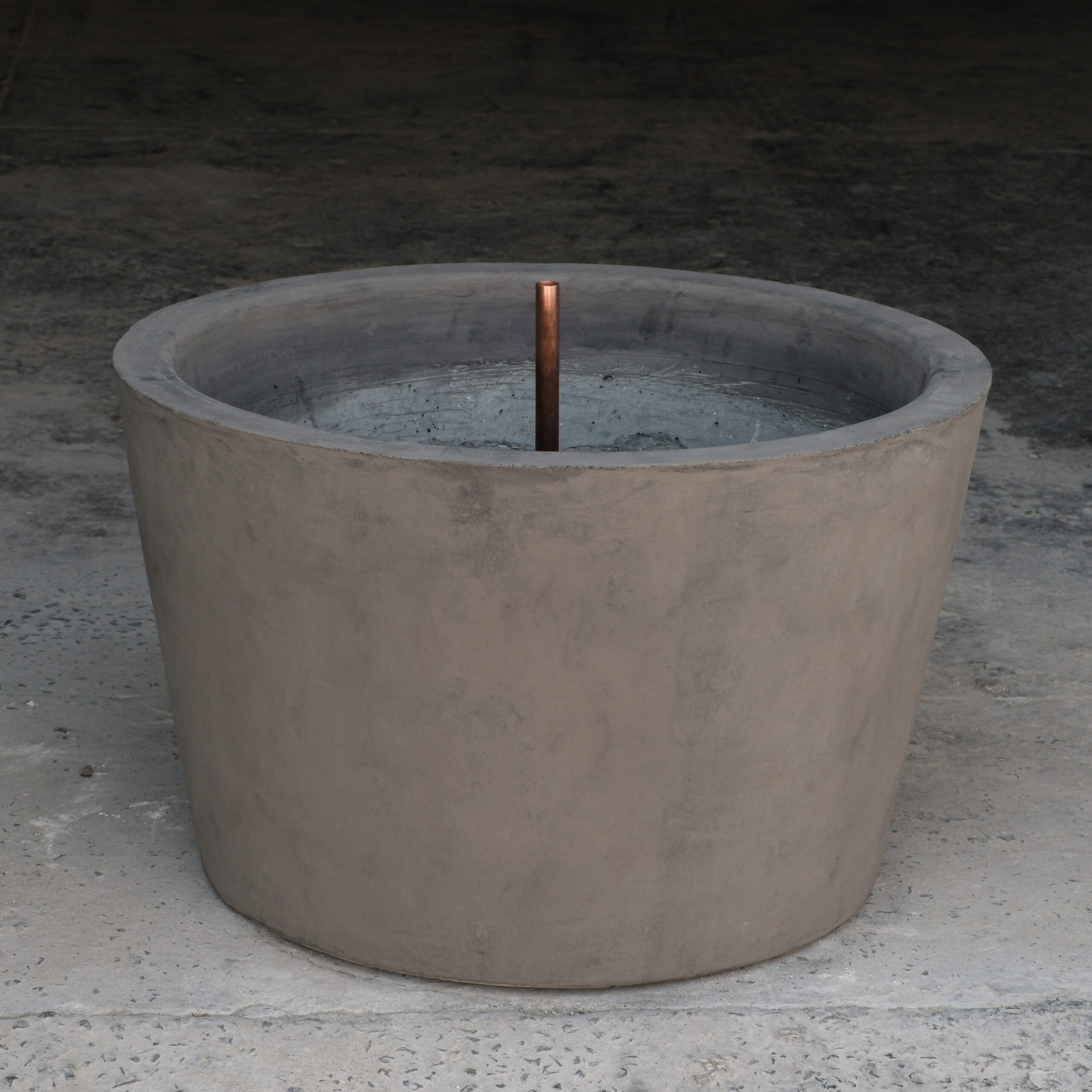 "Plug and Play" - Wine Zen Water Feature 2 Stonecast Wine Zen water feature with copper spout