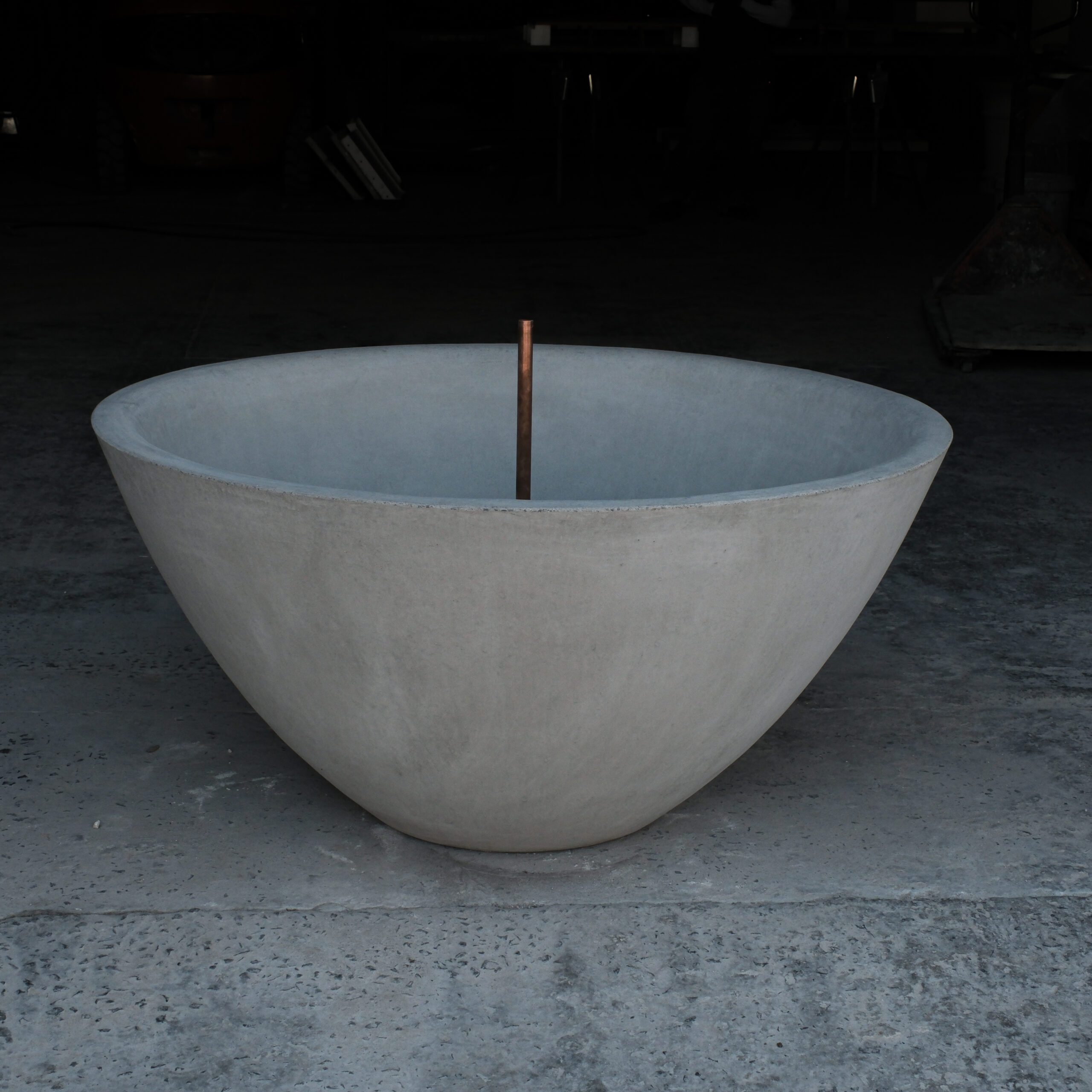 "Plug and Play" - Maxi Tai Chi Water Feature 1 Stonecast Maxi Tai Chi water feature with copper spout