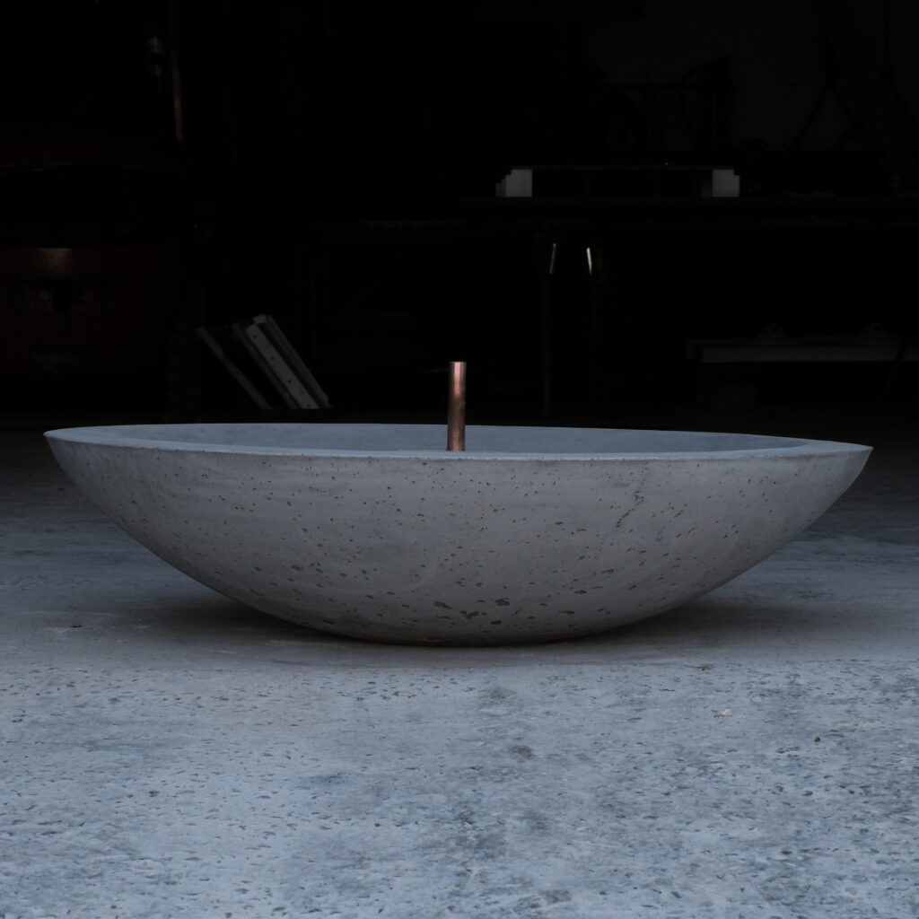 Stonecast Nightingale fountain with copper spout